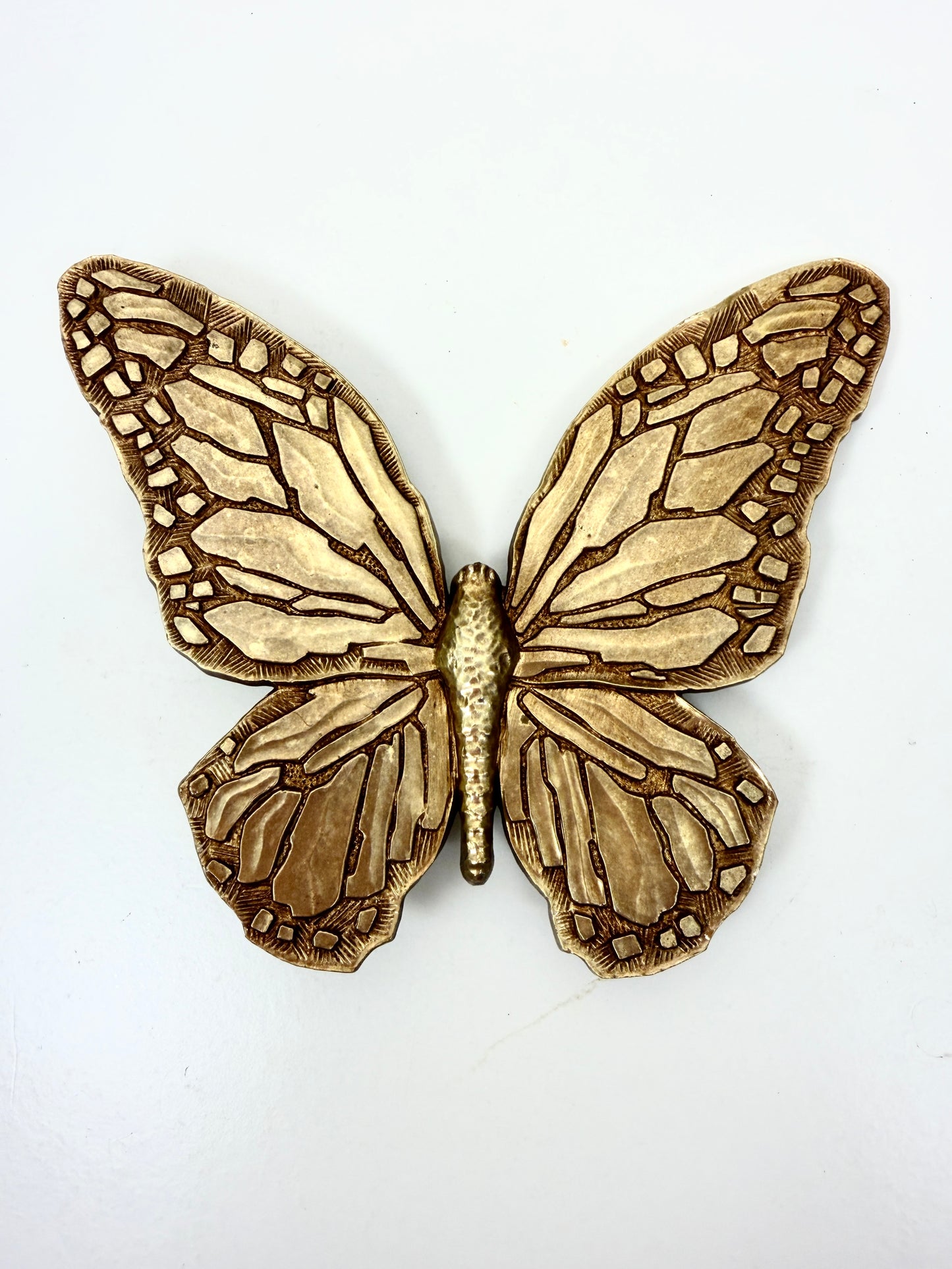 Vintage Syroco Gold Bufferflies