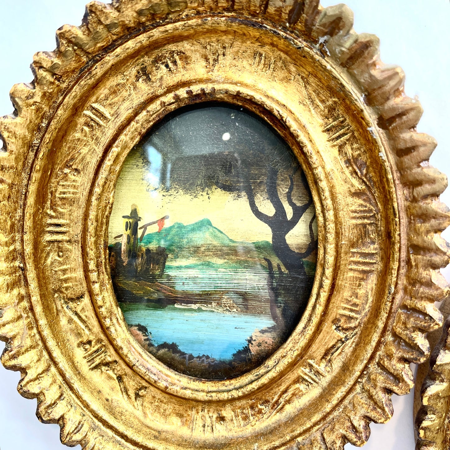 Vintage Italian Oil Paintings