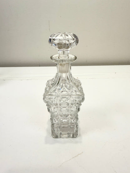 Antique or Vintage Silver and Crystal Condiment Set