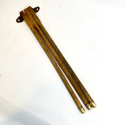Vintage Wooden Towel Bar