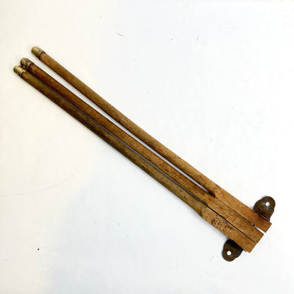 Vintage Wooden Towel Bar