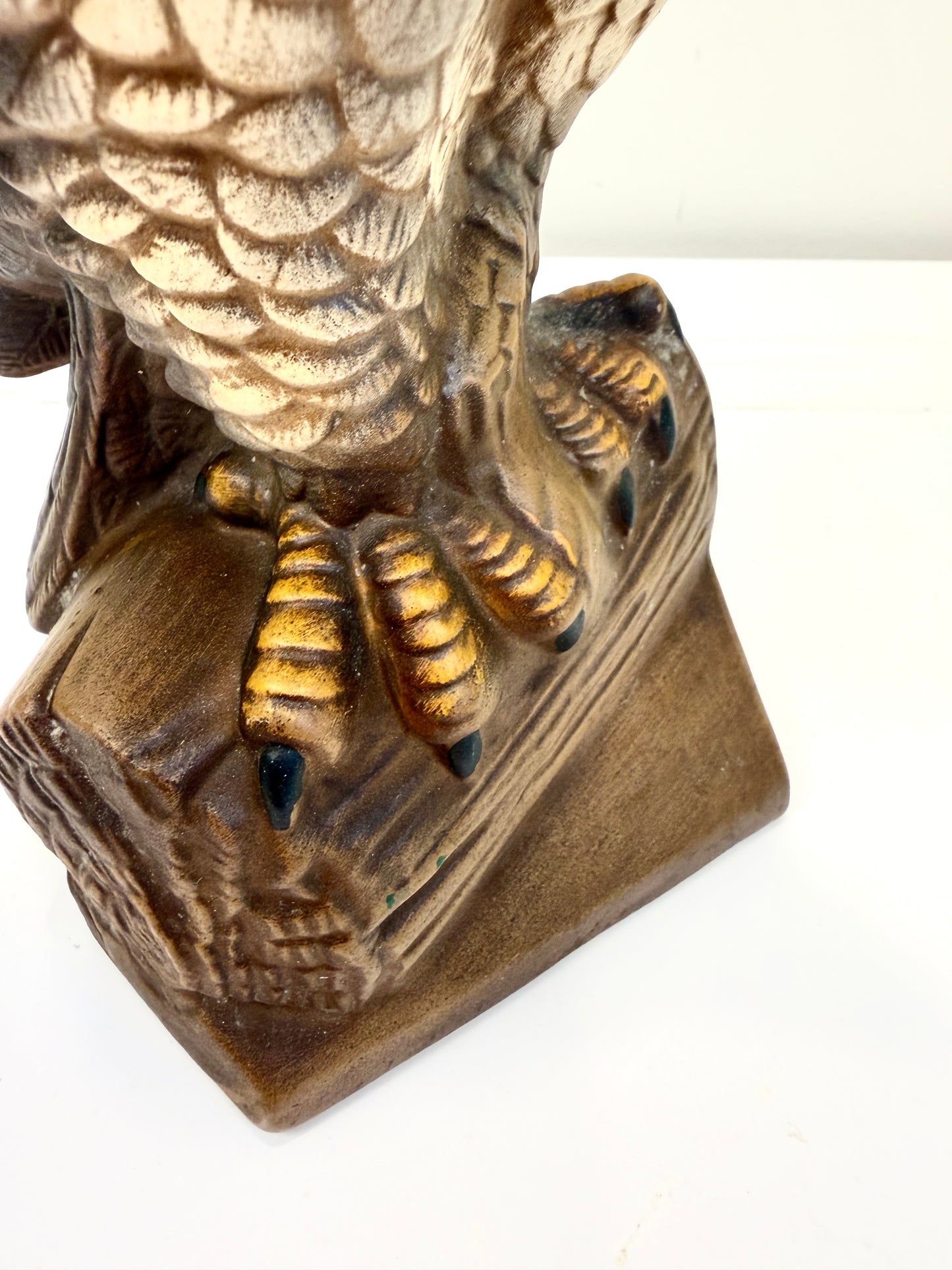 RARE Vintage Hawk Decanter