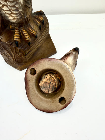 RARE Vintage Hawk Decanter
