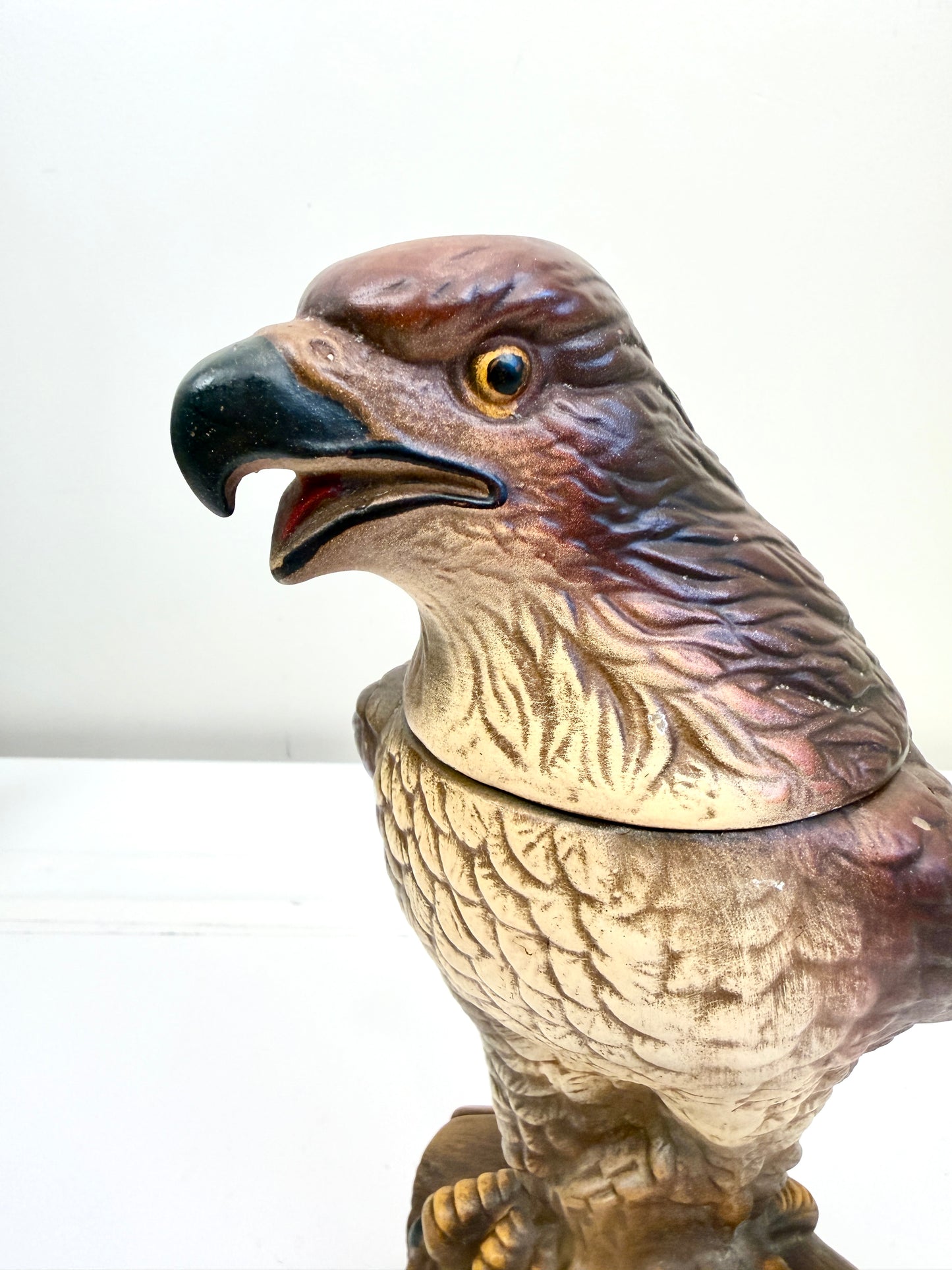 RARE Vintage Hawk Decanter