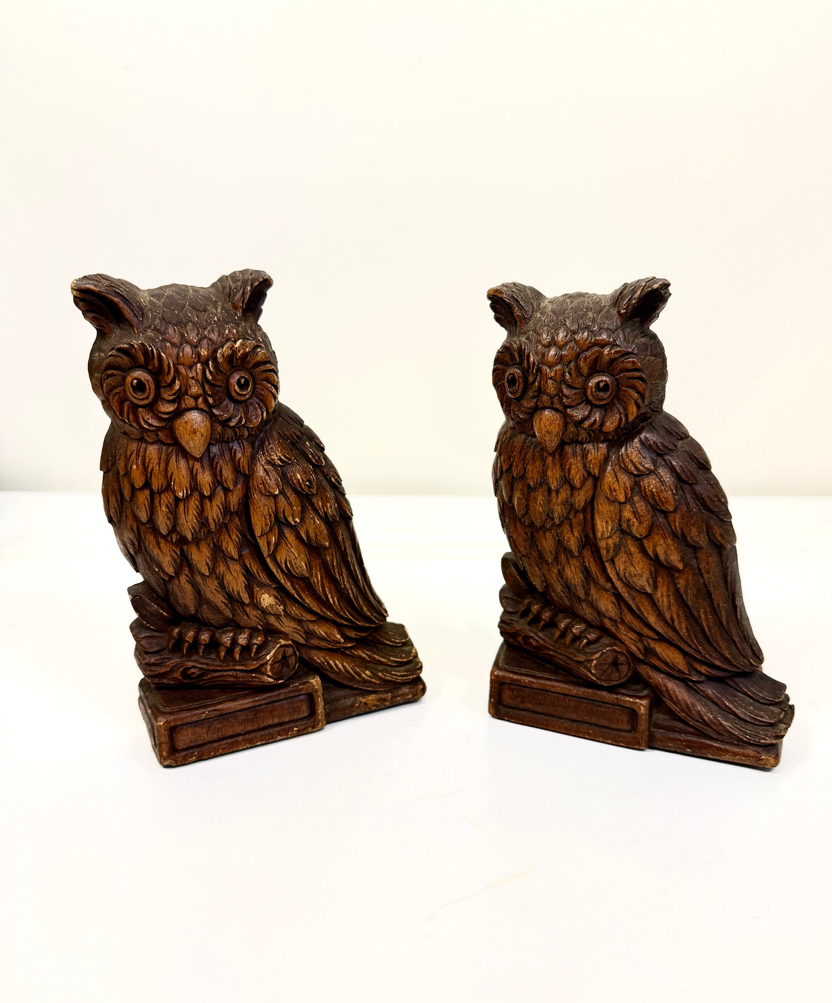 Vintage Owl Bookends