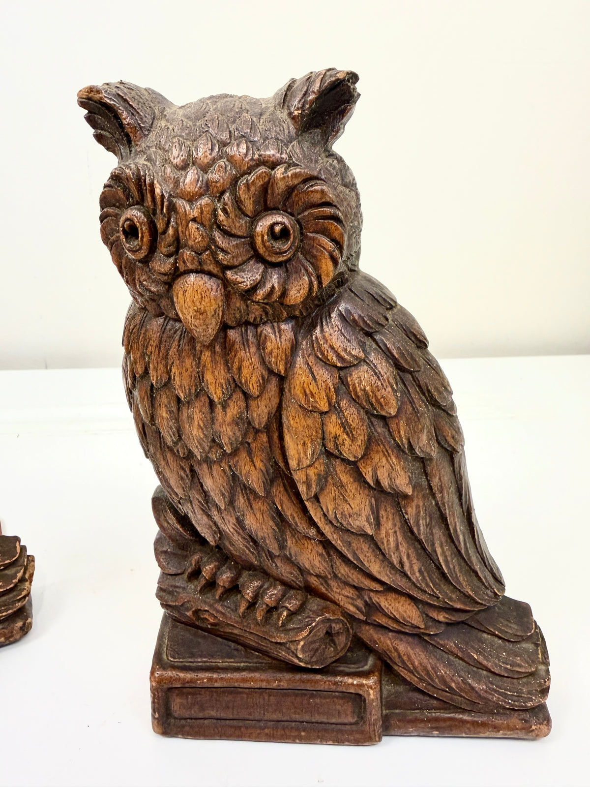 Vintage Owl Bookends