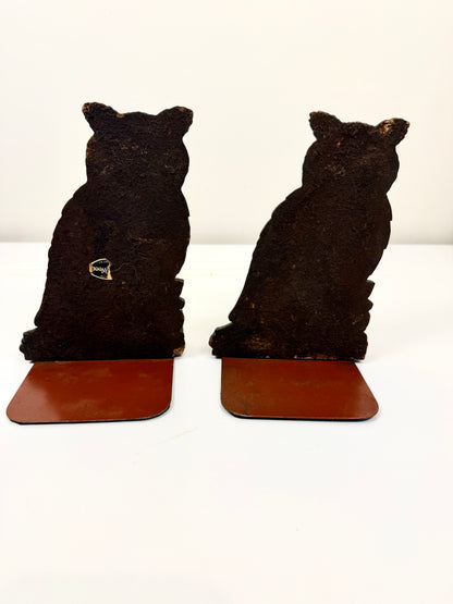 Vintage Owl Bookends