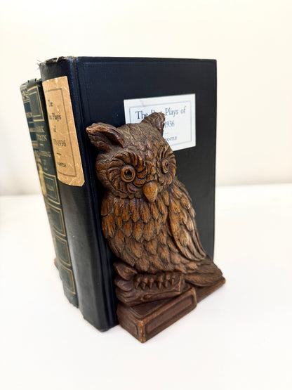 Vintage Owl Bookends