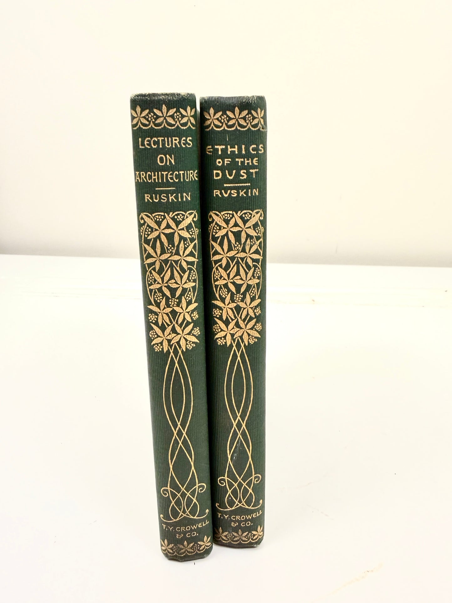 Antique Green Books:  John Ruskin