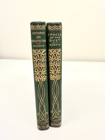 Antique Green Books:  John Ruskin
