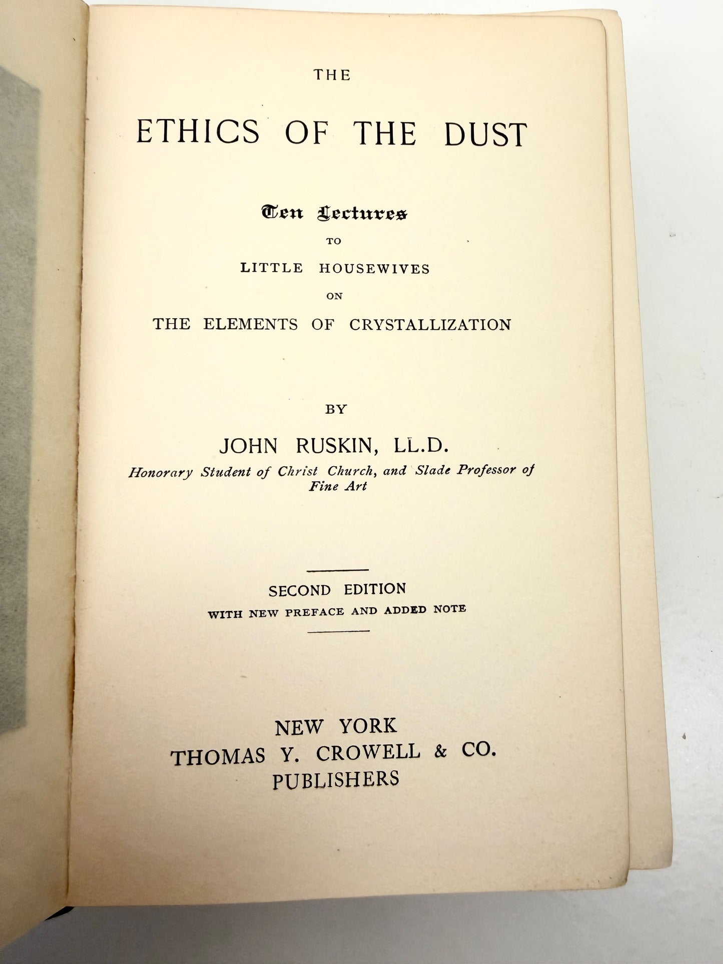 Antique Green Books:  John Ruskin