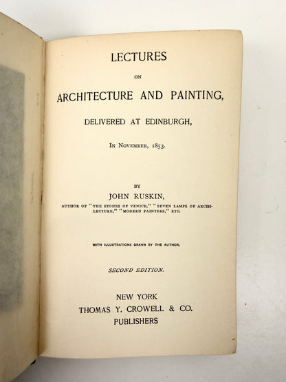 Antique Green Books:  John Ruskin