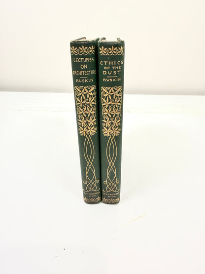 Antique Green Books:  John Ruskin