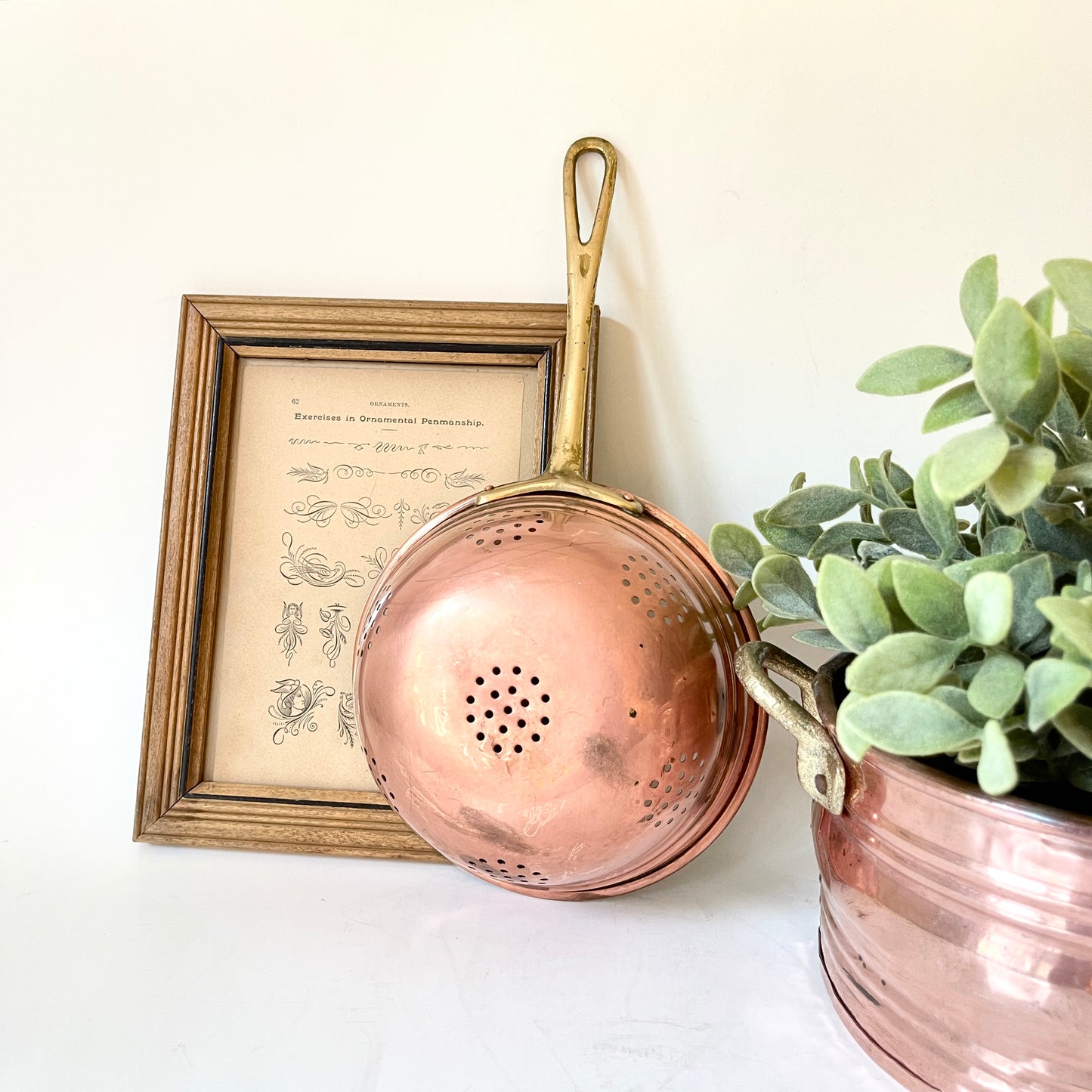 Vintage Copper Strainer