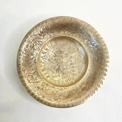 Vintage Brass Small Footed Bowl or Compote for Brass Collection
