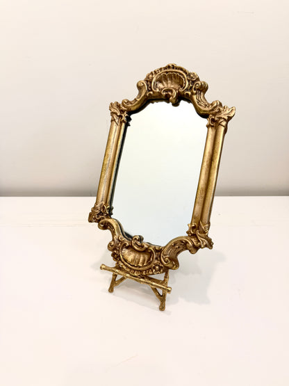 Vintage Gold Mirror: French Style