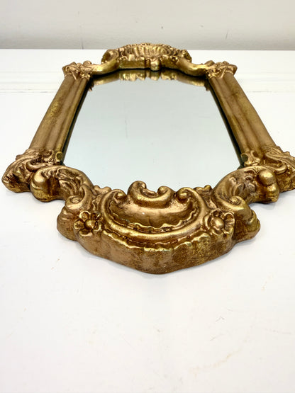 Vintage Gold Mirror: French Style