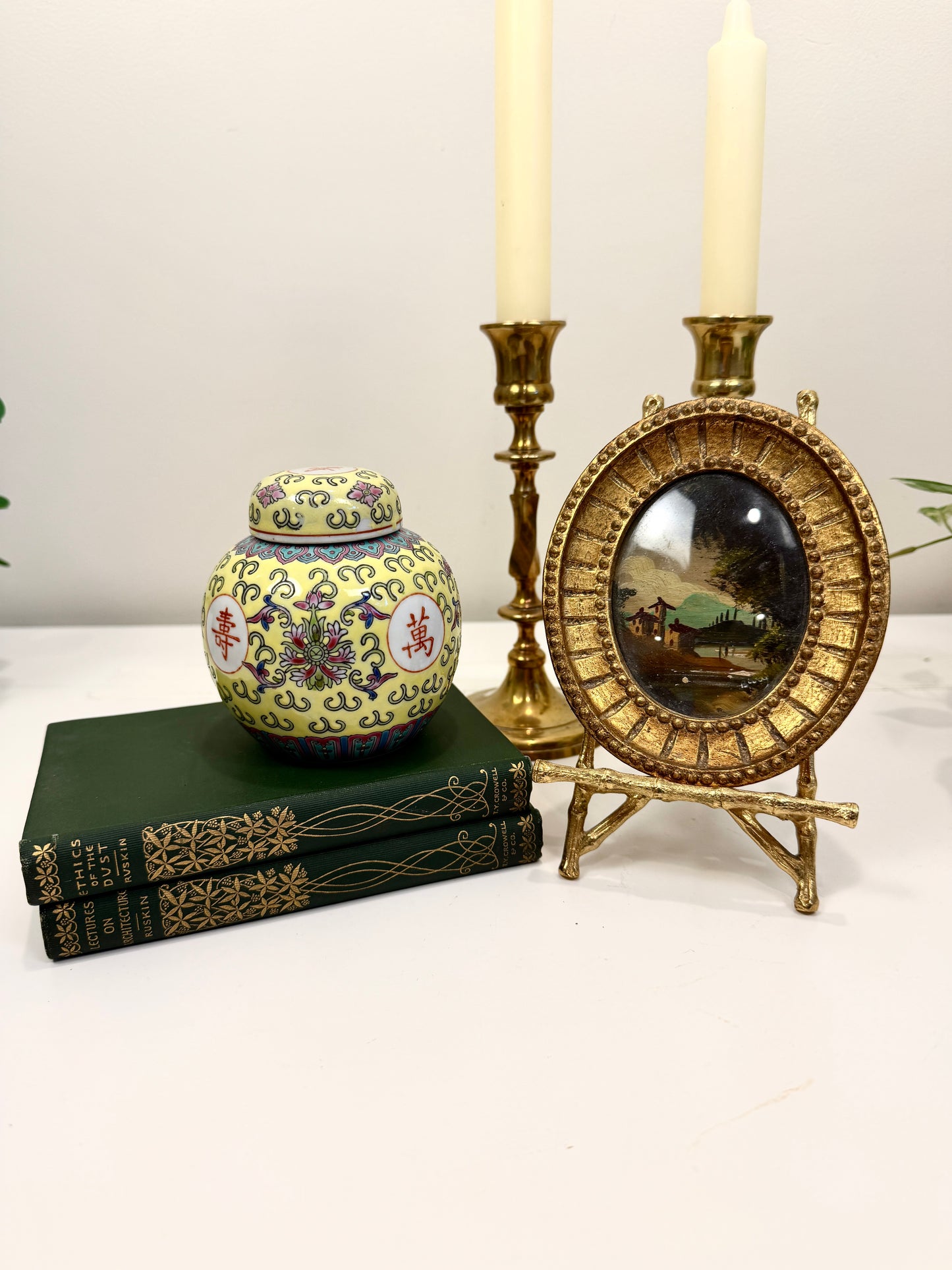 Antique Green Books:  John Ruskin