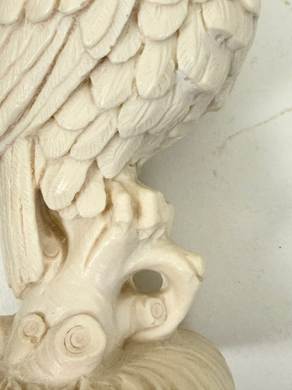 Vintage Alabaster Owl:  Italy