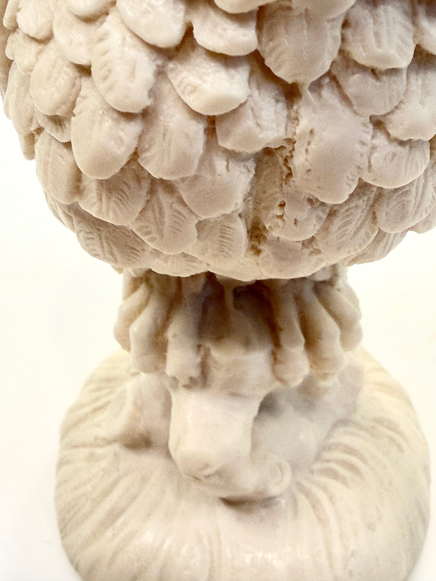 Vintage Alabaster Owl:  Italy