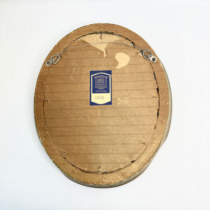 Gold Oval Mirror