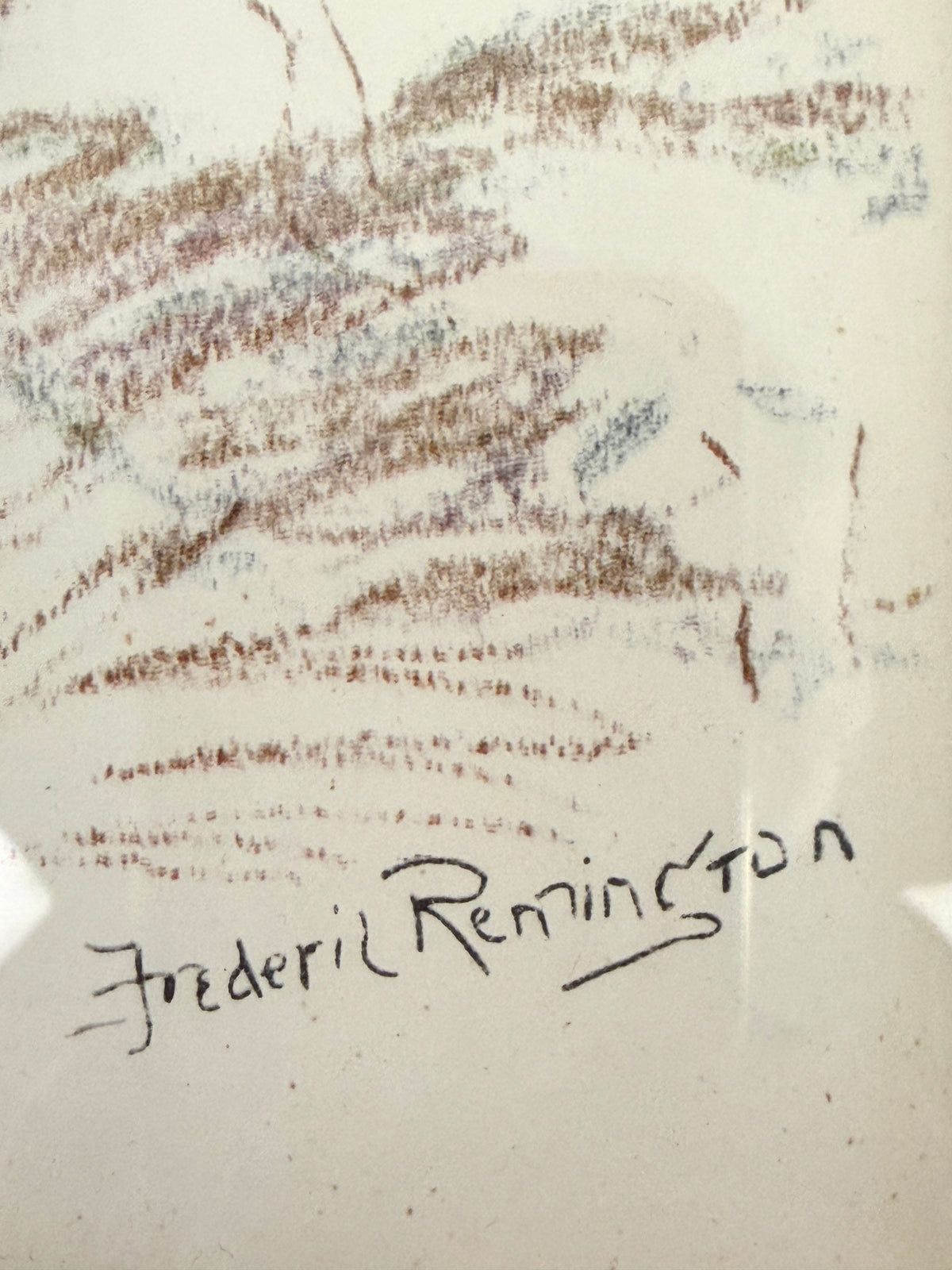 Vintage Cowboy and Native American Prints:  Remington