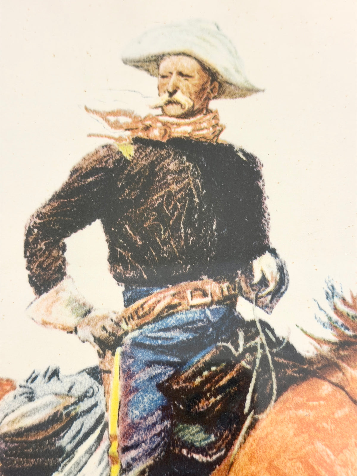 Vintage Cowboy and Native American Prints:  Remington