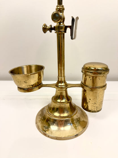 Antique or Vintage Brass Shaving Mirror