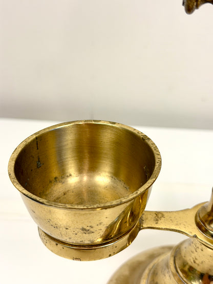 Antique or Vintage Brass Shaving Mirror