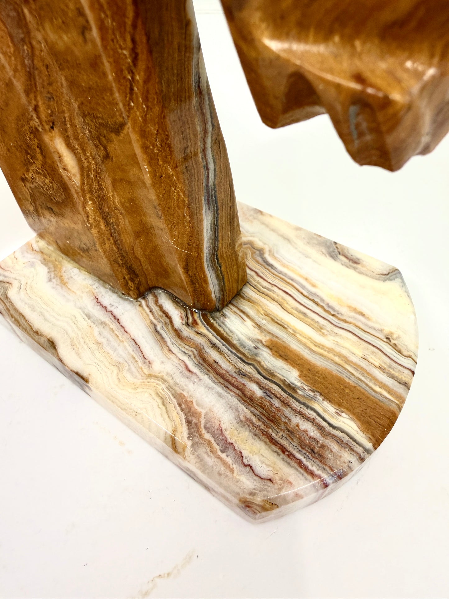 Vintage Bookends:  Onyx Horse Heads