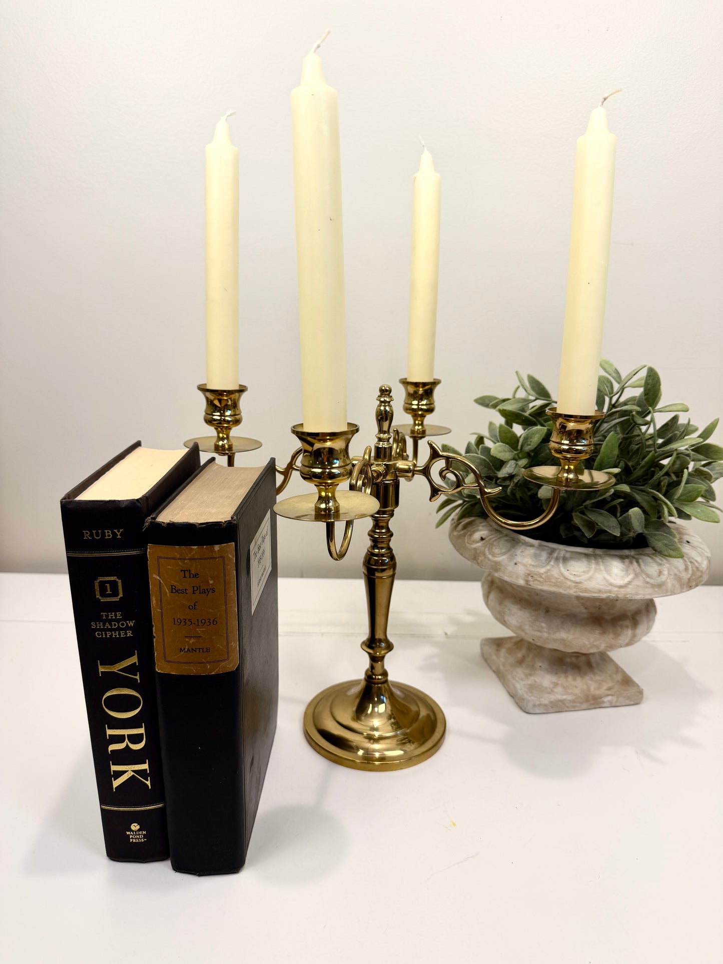 Vintage Brass Candelabra