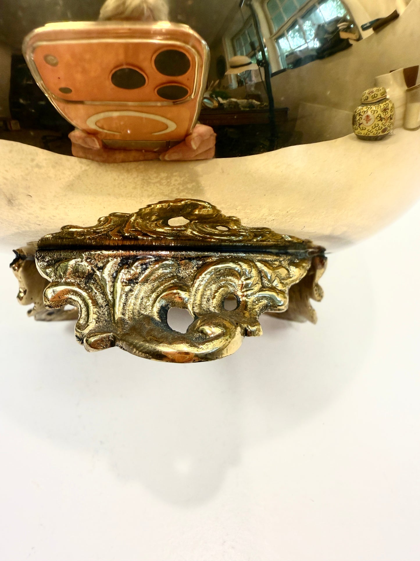 Vintage Brass Planter Pot