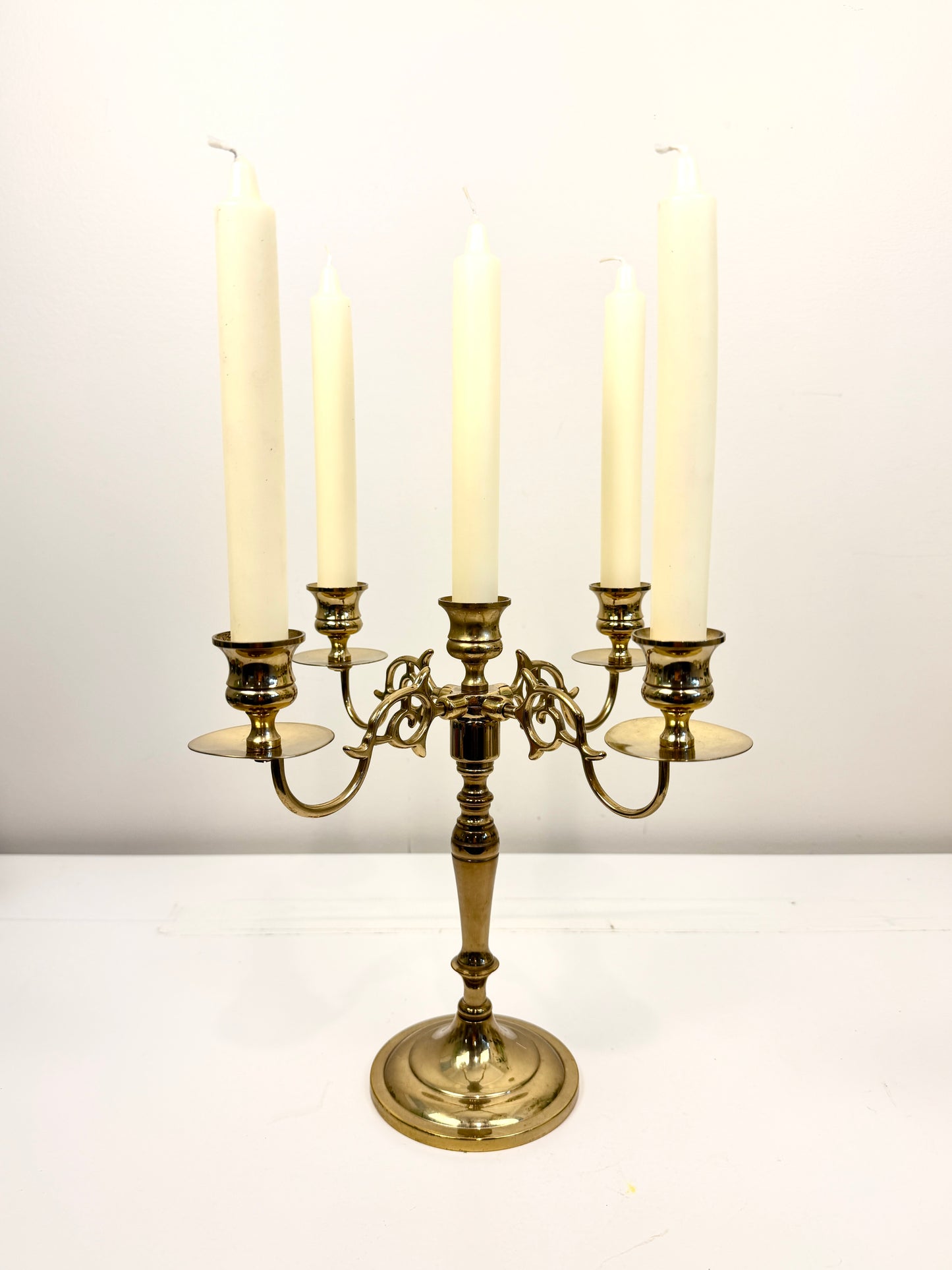 Vintage Brass Candelabra