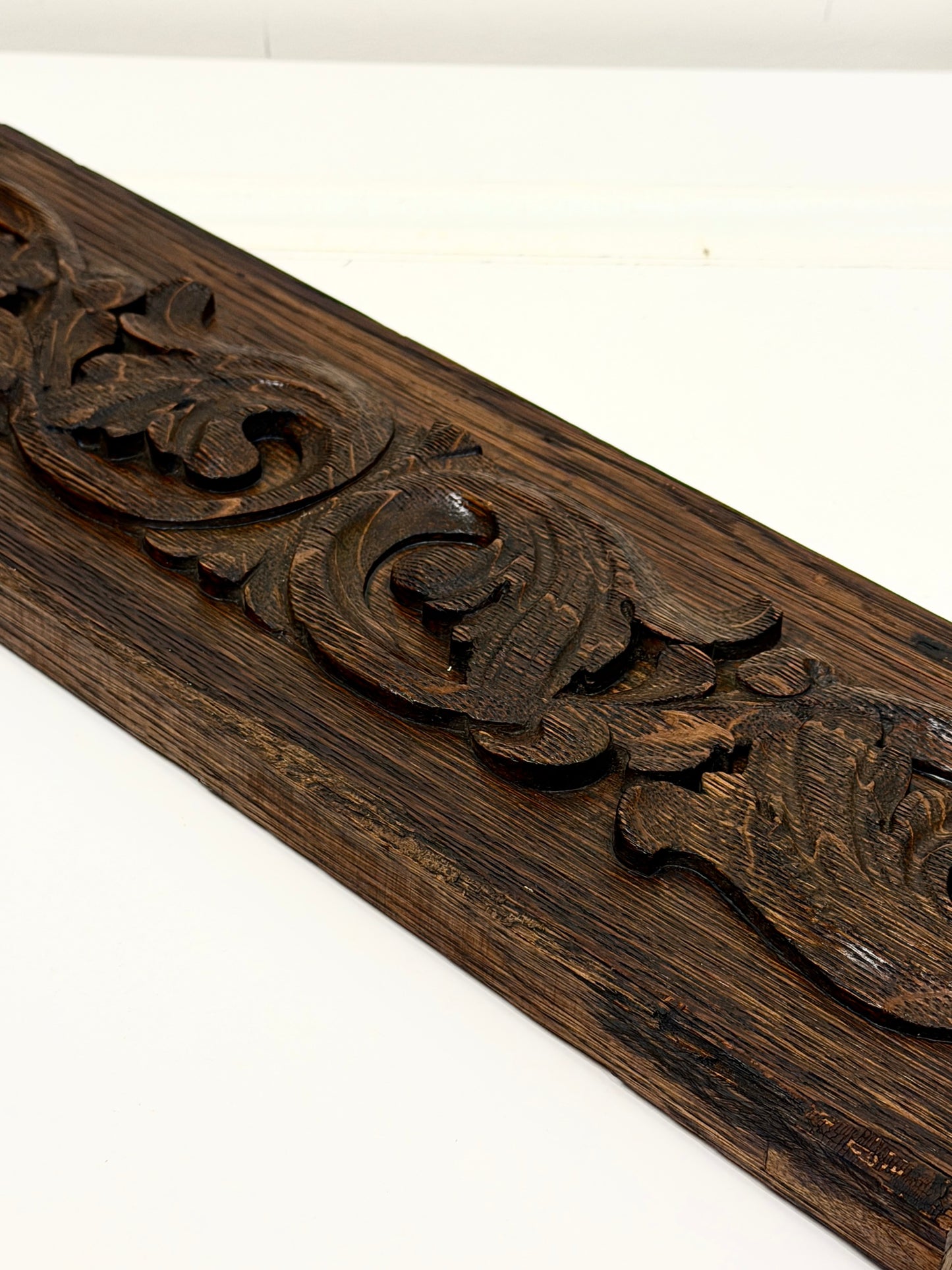 Antique Wood Salvage: Carved Pediment