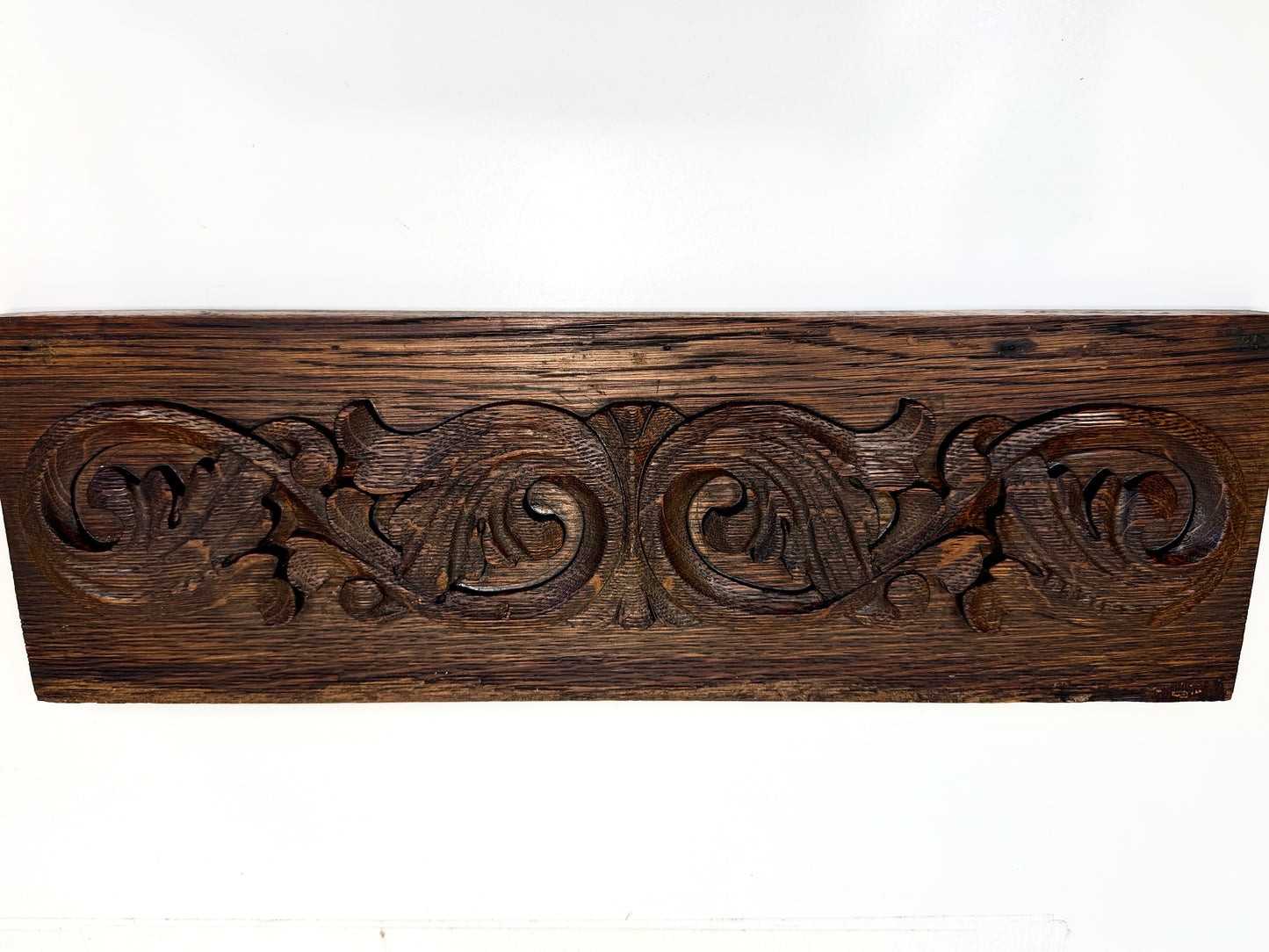 Antique Wood Salvage: Carved Pediment