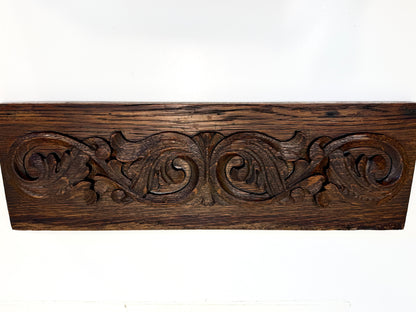 Antique Wood Salvage: Carved Pediment
