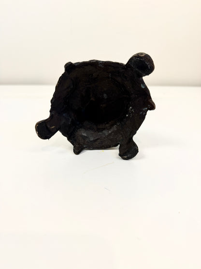 Antique Bronze Cherub Candle Holder