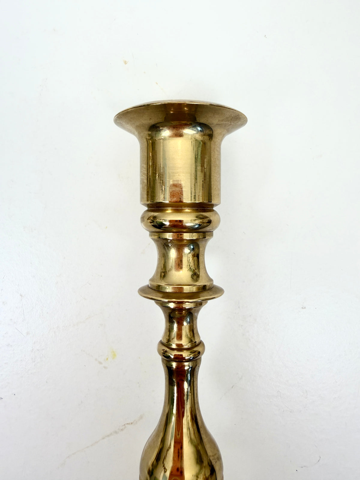 Vintage Brass Candlestick Pair