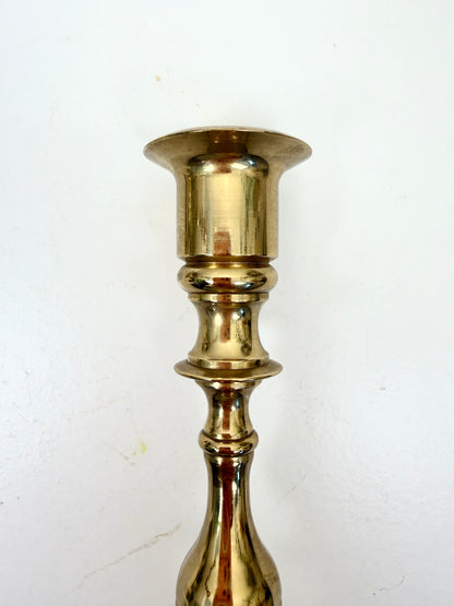 Vintage Brass Candlestick Pair
