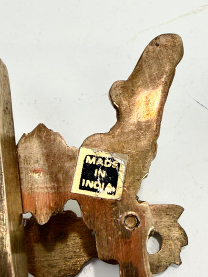 Vintage Petite Brass Easel