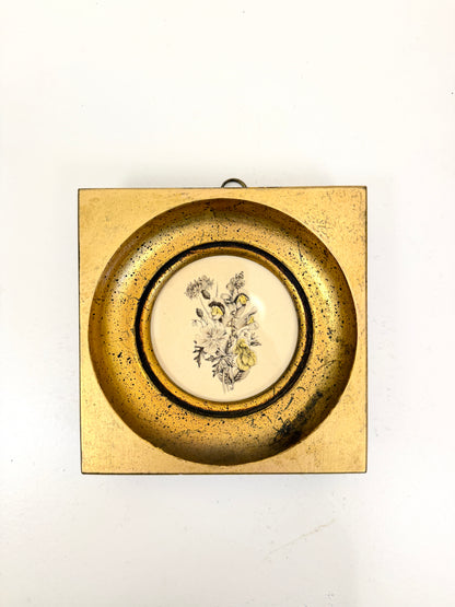 Vintage Small Botanicals: Gilt  Frames