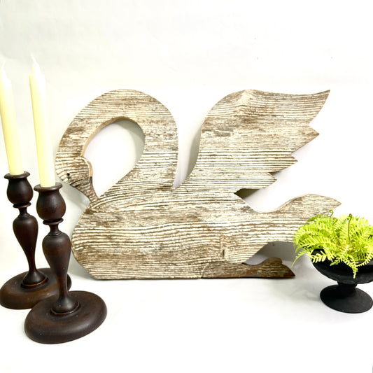 Swan Barnwood Wall Art