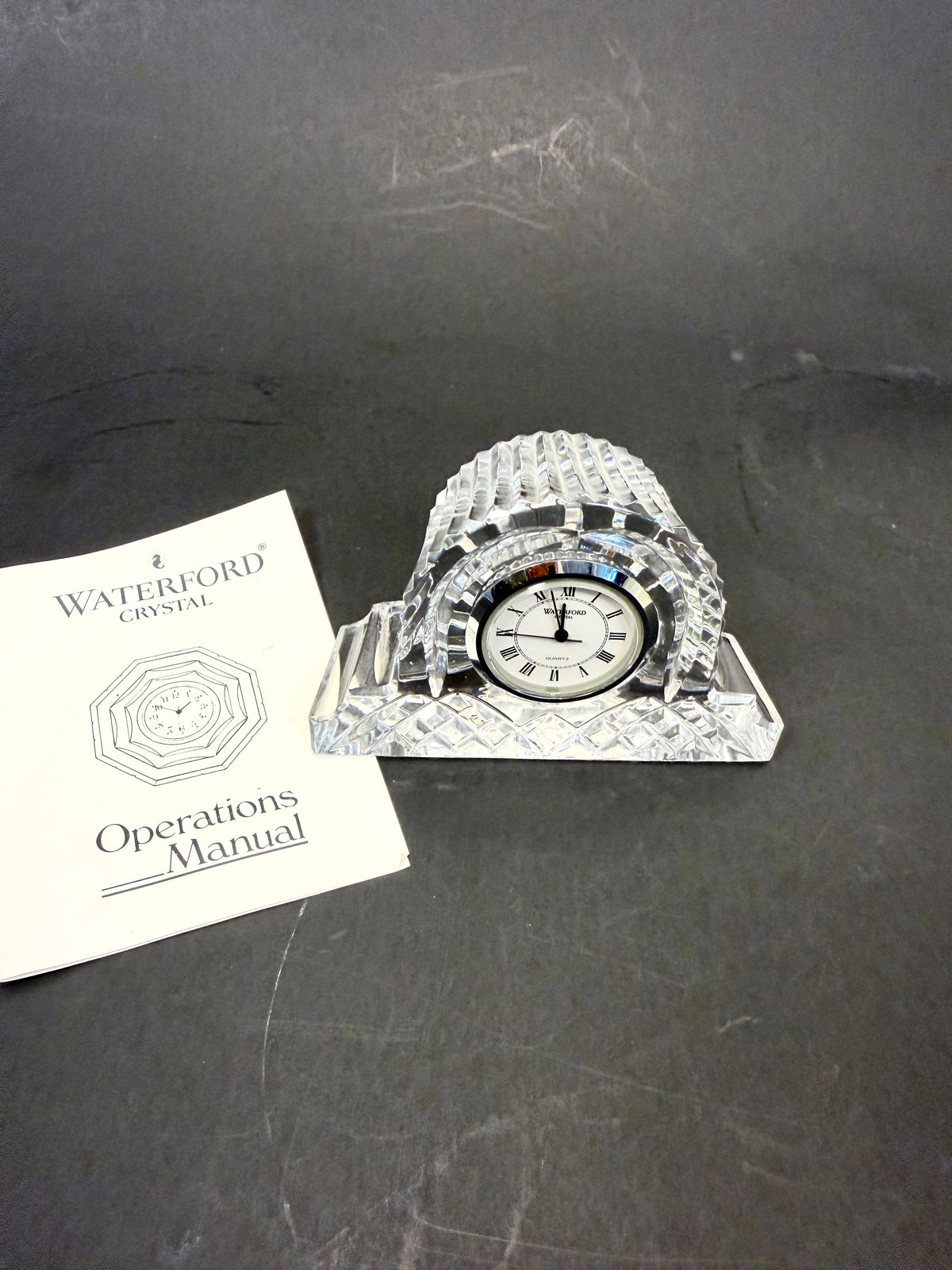 Vintage Waterford Crystal Clock
