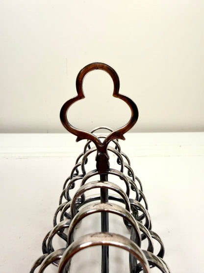 Vintage Toast Rack: Silverplate