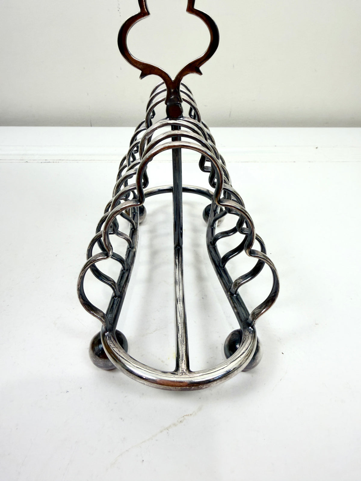 Vintage Toast Rack: Silverplate