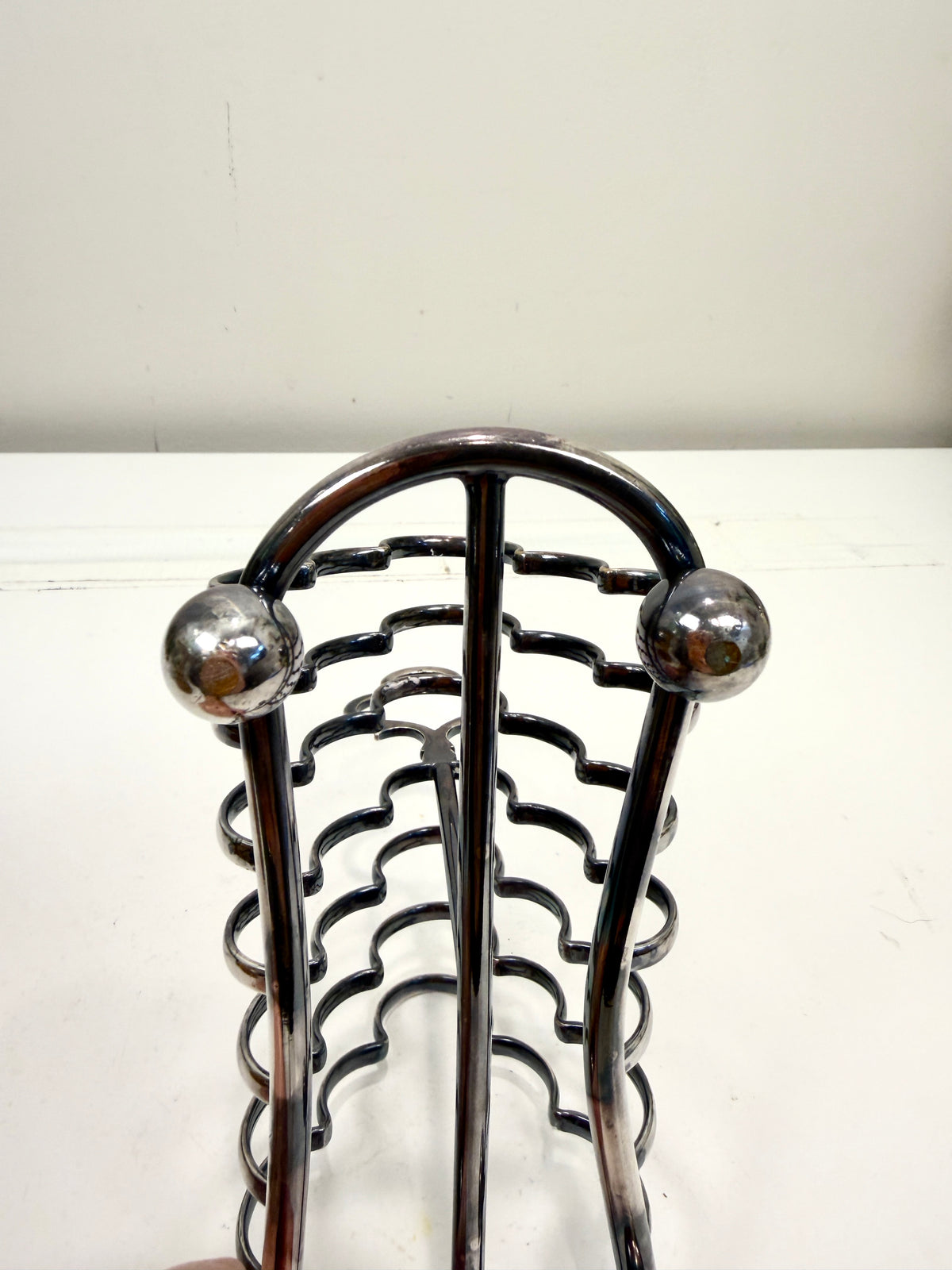 Vintage Toast Rack: Silverplate