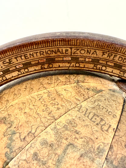Vintage Old World Globe:  Italy