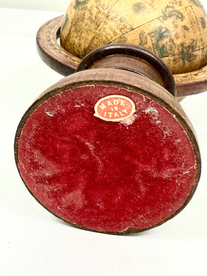 Vintage Old World Globe:  Italy