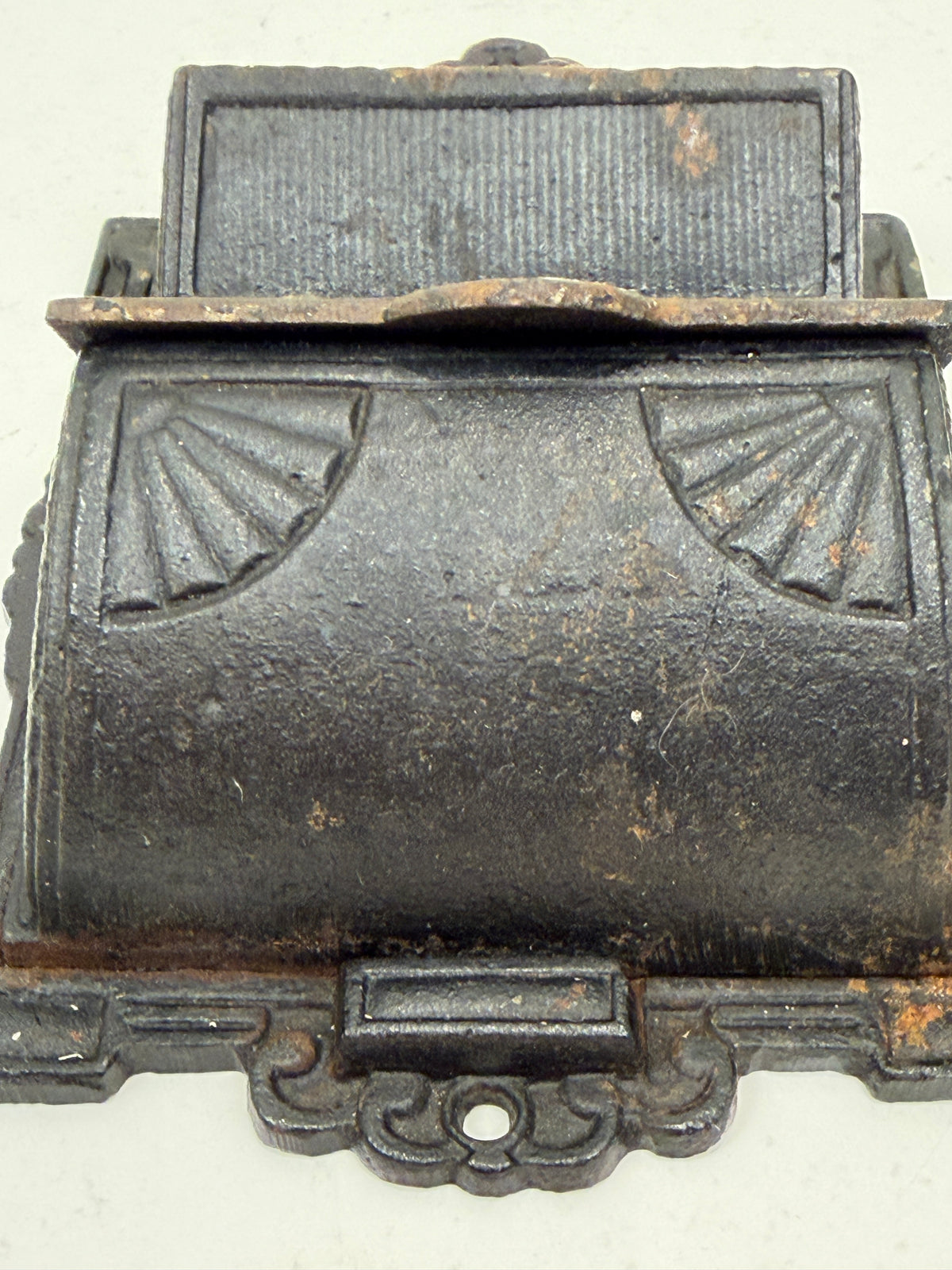 Vintage Cast Iron Double Match Holder