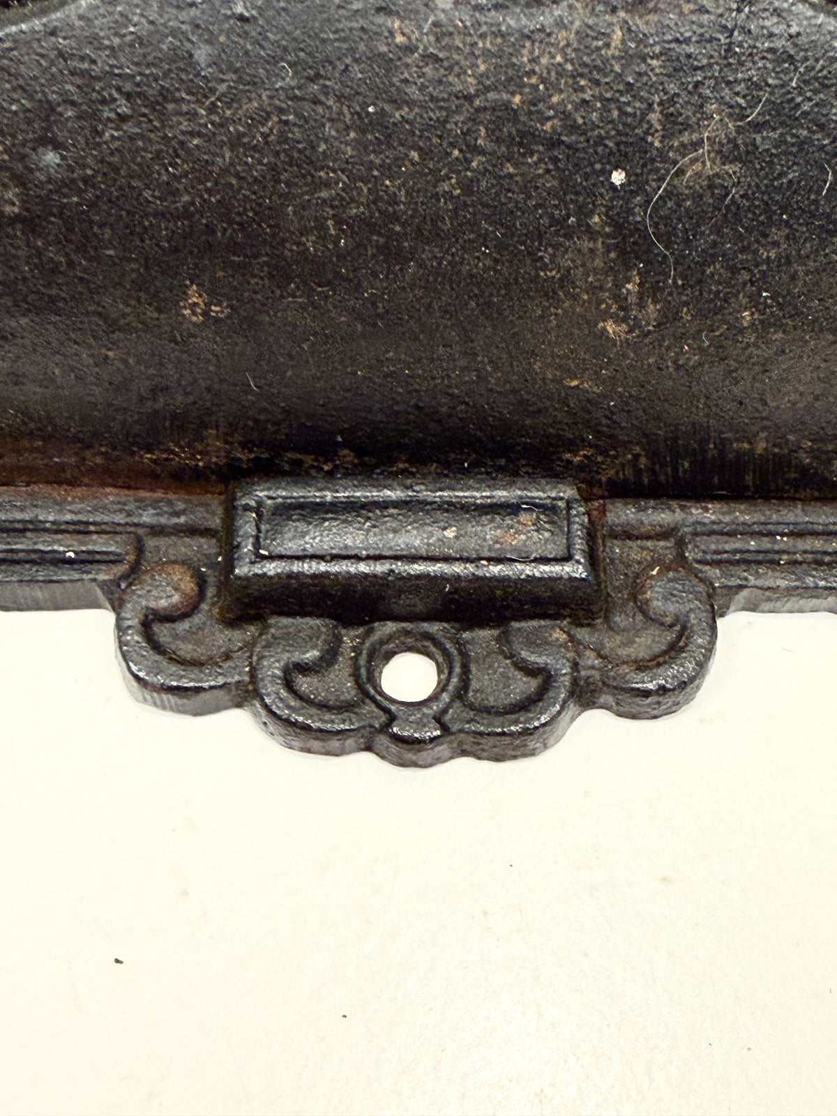 Vintage Cast Iron Double Match Holder